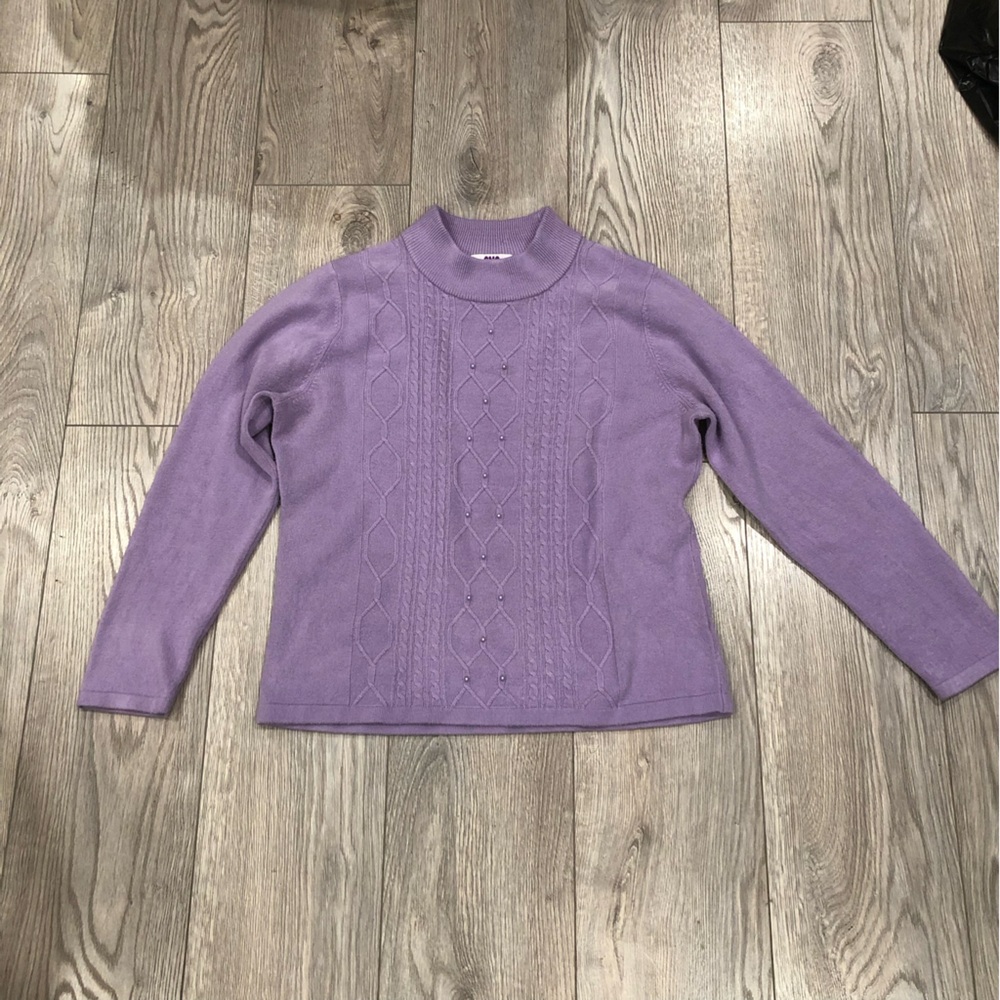 Alia petite purple sweater